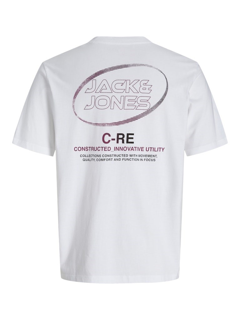 Jack Jones Erkek T-Shirt 12277746 Bright White