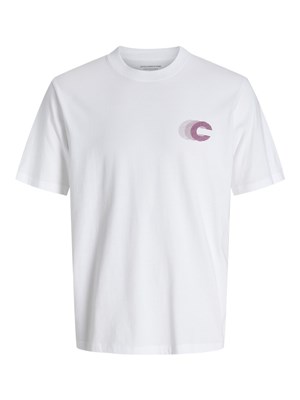 Jack Jones Erkek T-Shirt 12277746 Bright White