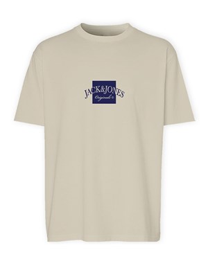 Jack Jones Erkek T-Shirt 12277888 Antique White