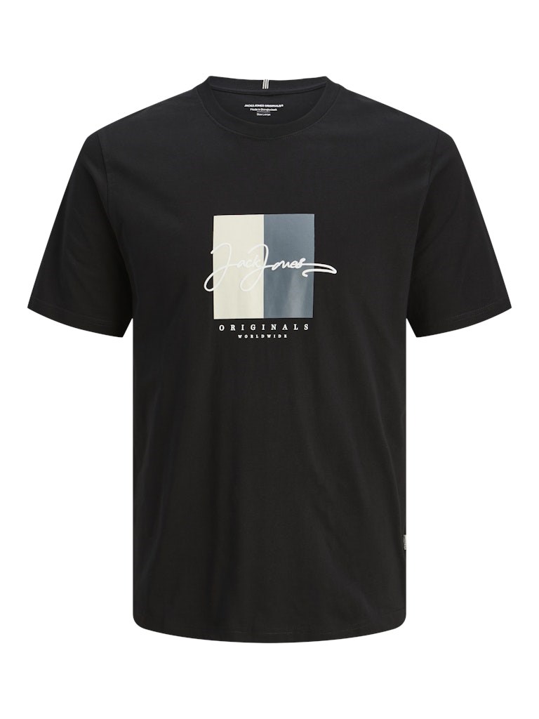Jack Jones Erkek T-Shirt 12278266 Black