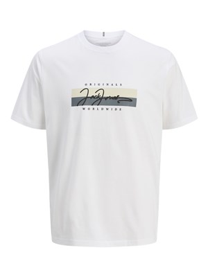 Jack Jones Erkek T-Shirt 12278266 Bright White