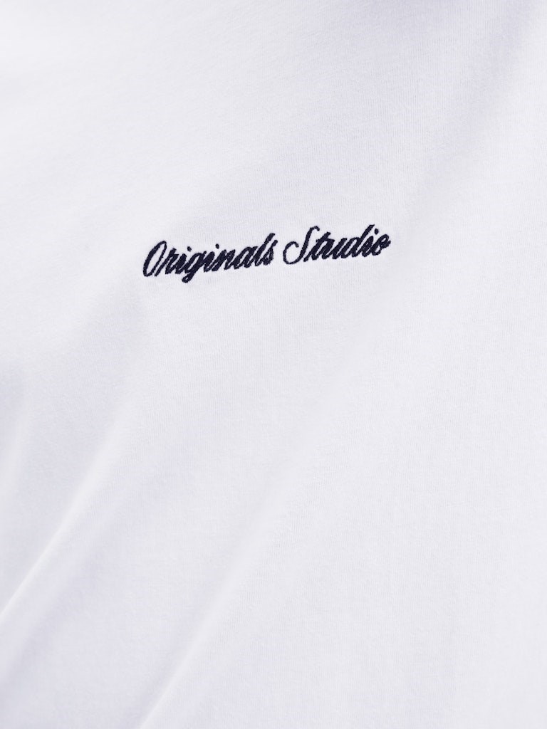 Jack Jones Erkek T-Shirt 12282892 Bright White