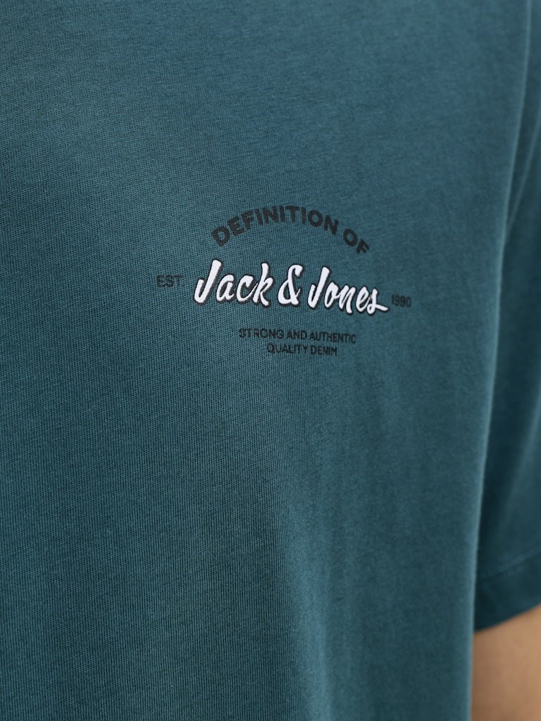 Jack Jones Erkek T-Shirt 12288113 Atlantic Deep