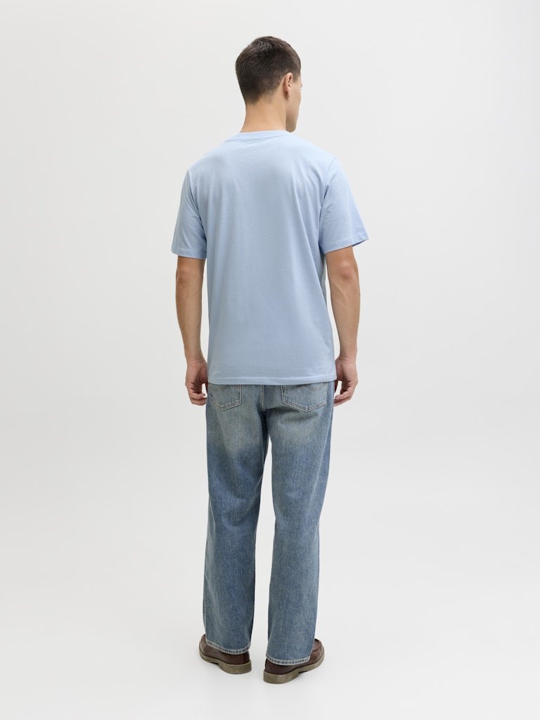 Jack Jones Erkek T-Shirt 12288113 Celestial Blue
