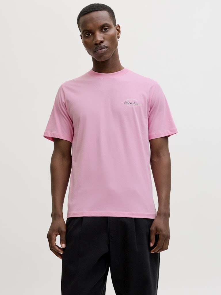 Jack Jones Erkek T-Shirt 12288113 Prism Pink