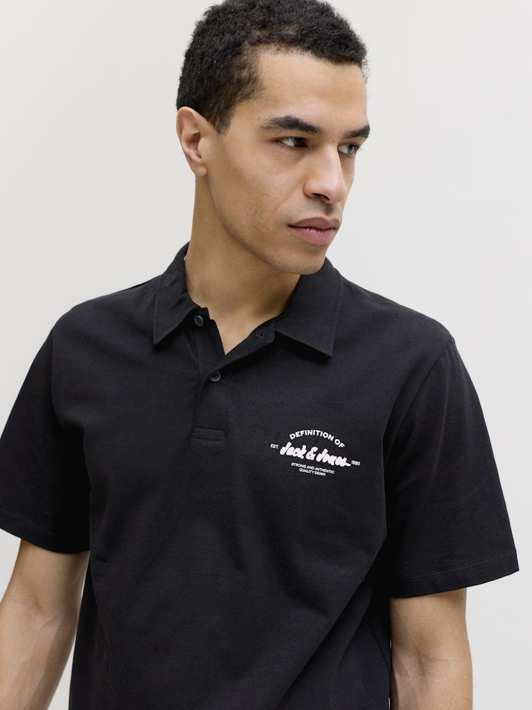 Jack Jones Erkek T-Shirt 12288118 Black