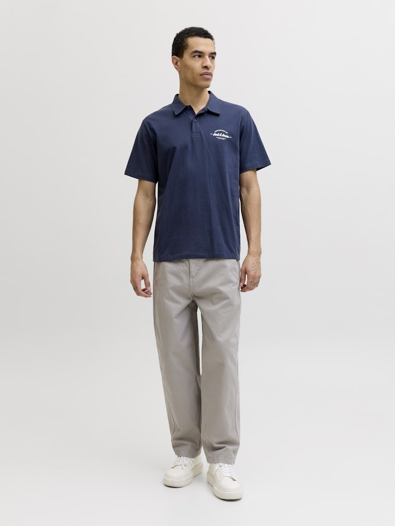 Jack Jones Erkek T-Shirt 12288118 Navy Blazer
