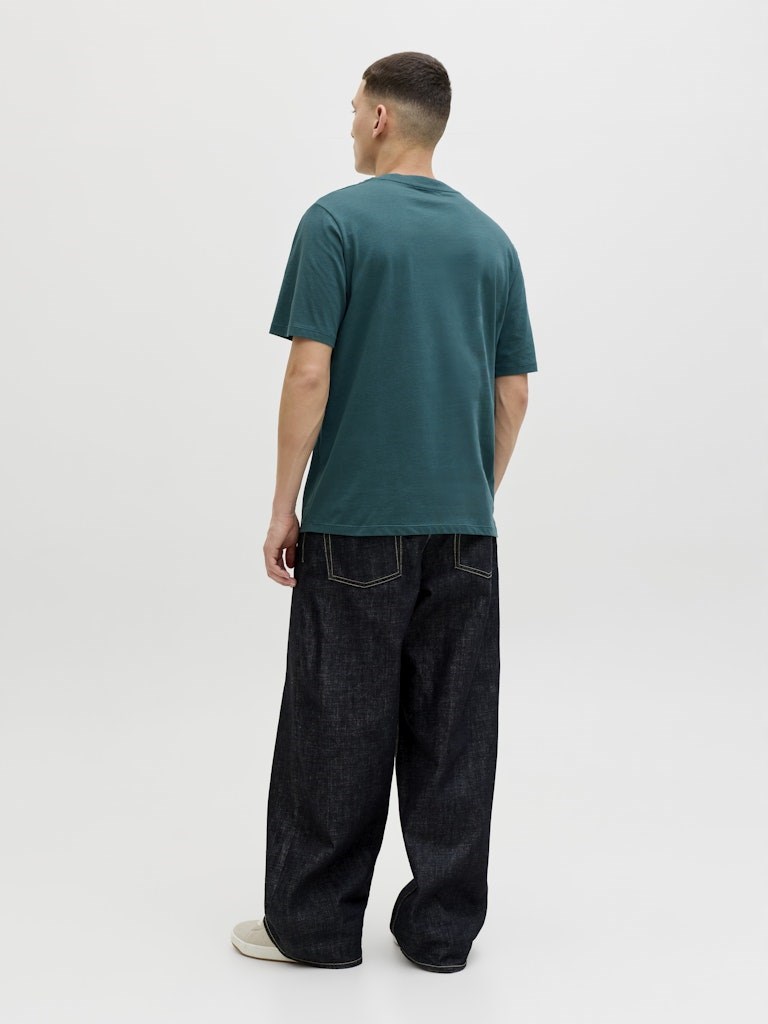 Jack Jones Erkek T-Shirt 12288377 Atlantic Deep