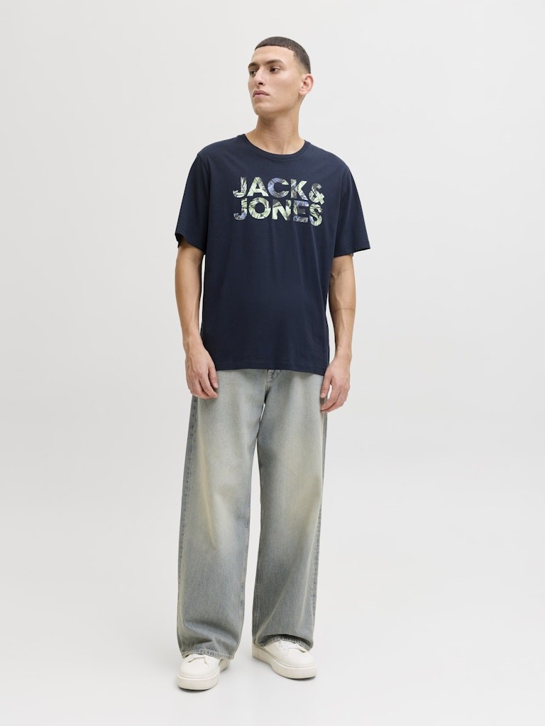 Jack Jones Erkek T-Shirt 12288536 Sky Captain