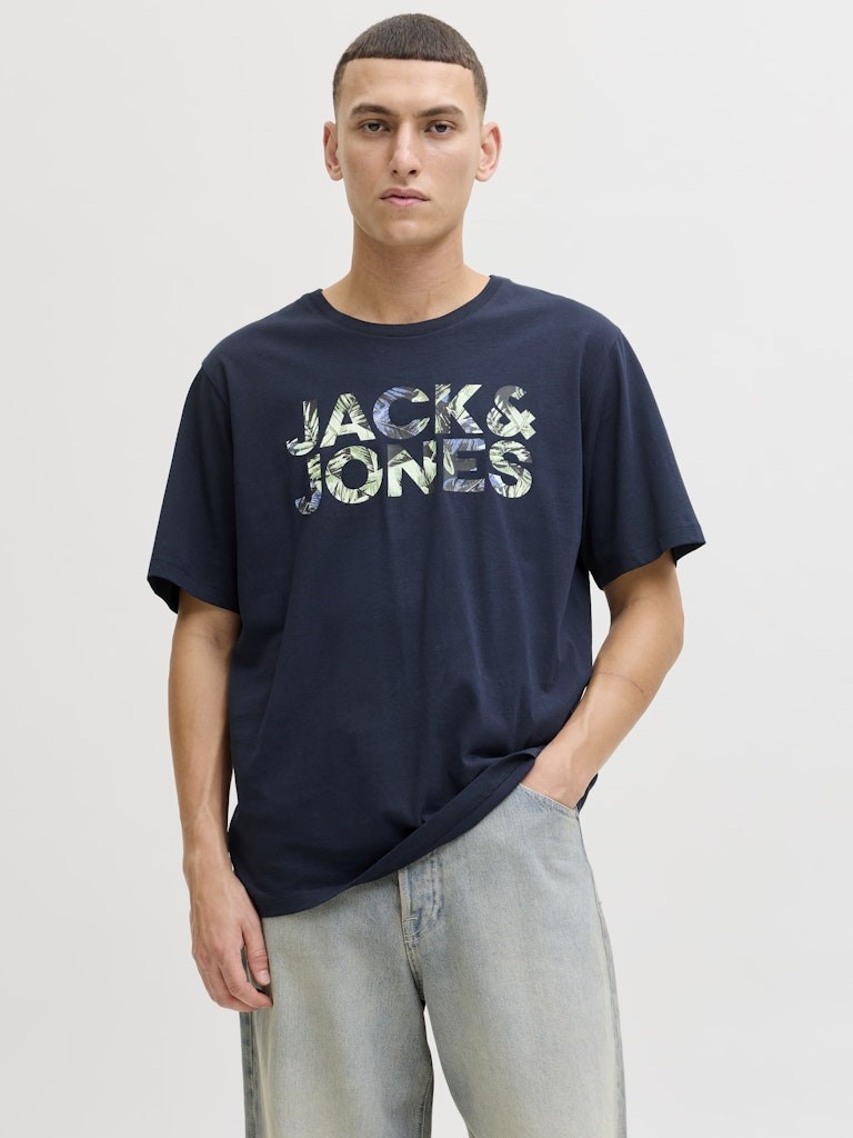 Jack Jones Erkek T-Shirt 12288536 Sky Captain