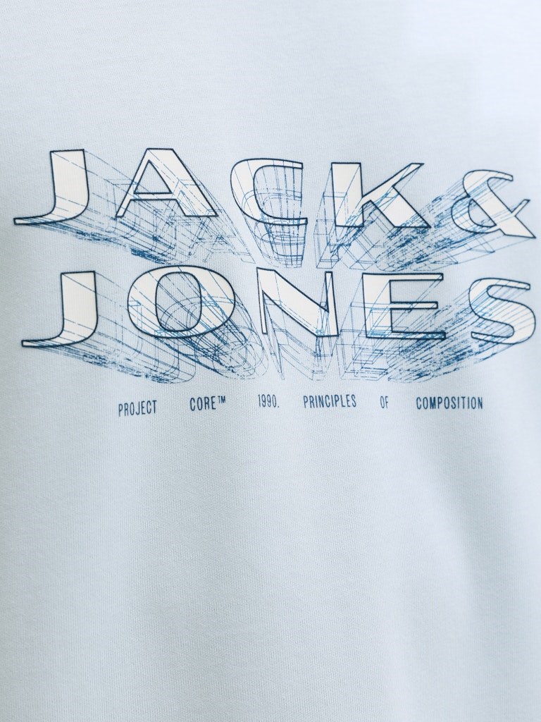 Jack Jones Erkek T-Shirt 12289880 Omphalodes