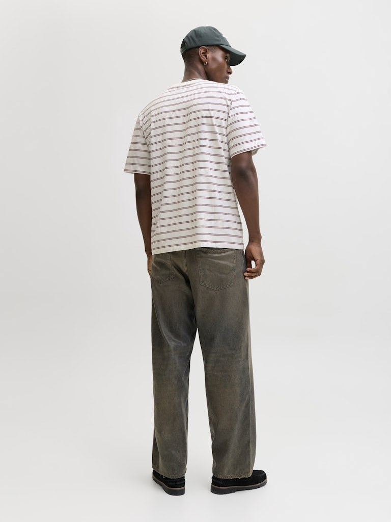 Jack Jones Erkek T-Shirt 12291021 Cabernet