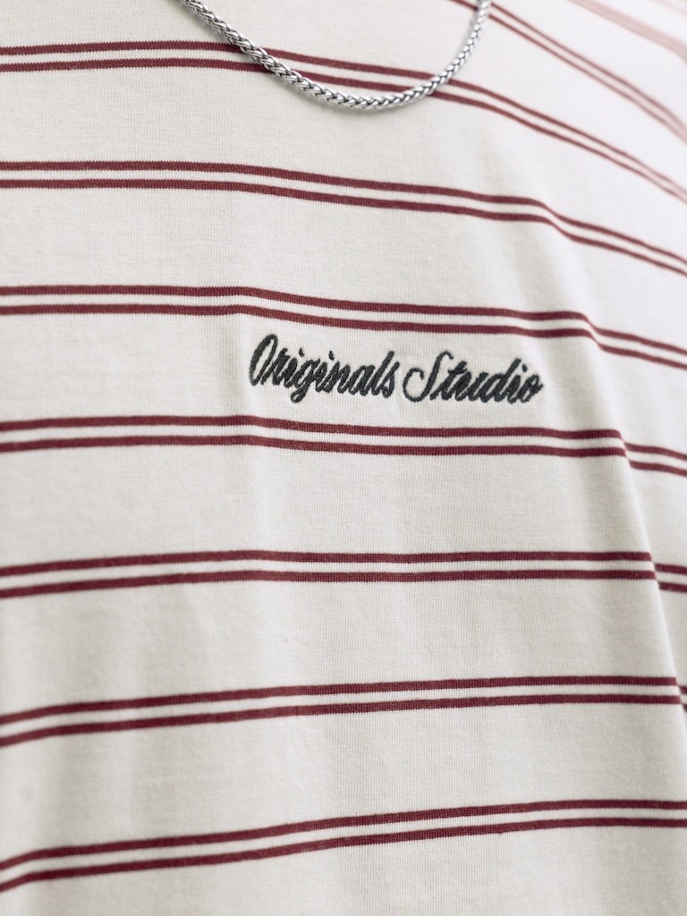 Jack Jones Erkek T-Shirt 12291021 Cabernet