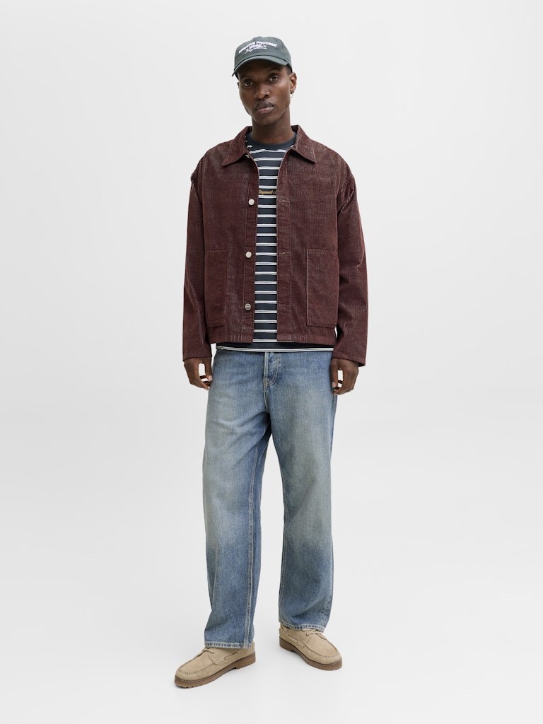 Jack Jones Erkek T-Shirt 12291021 Sky Captain