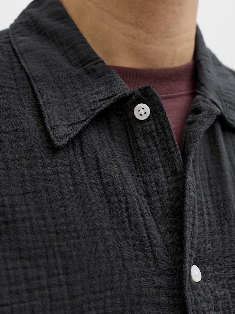 Jack Jones Erkek Gömlek 12291812 Black