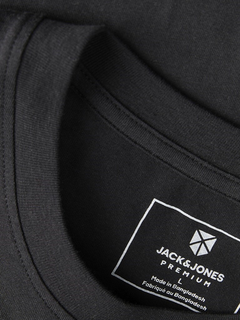 Jack Jones Erkek T-Shirt 12298018 Black