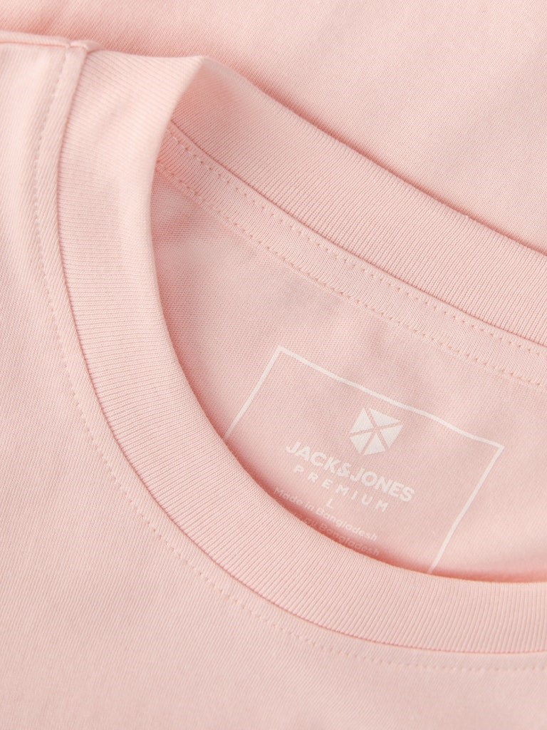 Jack Jones Erkek T-Shirt 12298018 Impatiens Pink