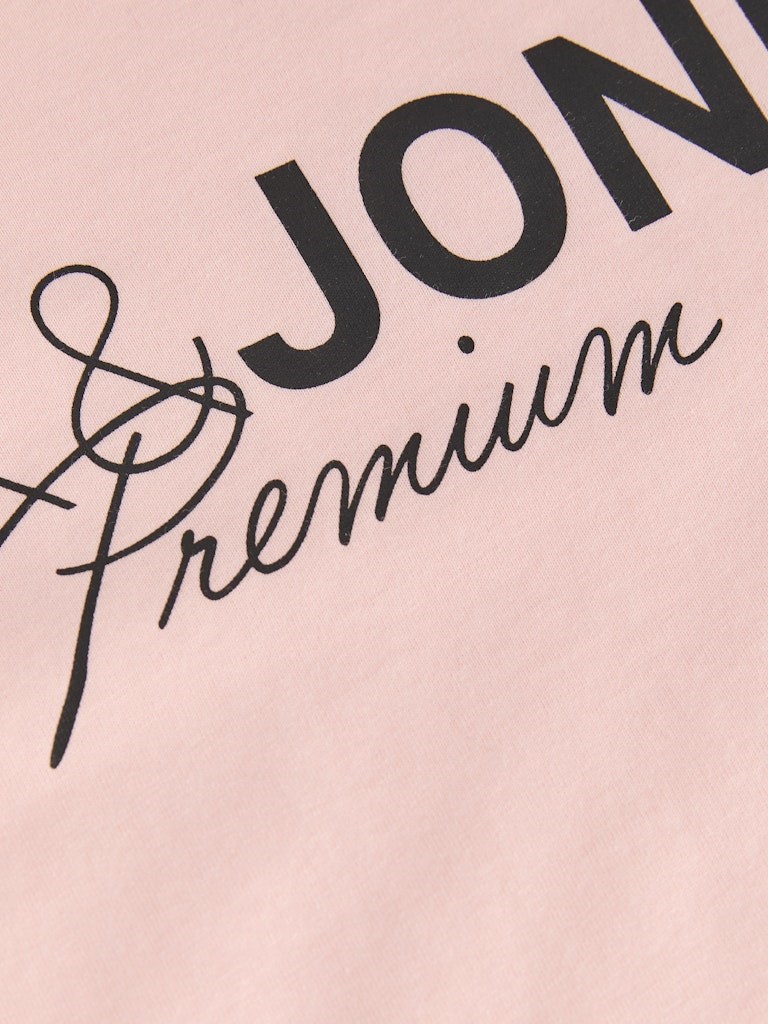 Jack Jones Erkek T-Shirt 12298018 Impatiens Pink