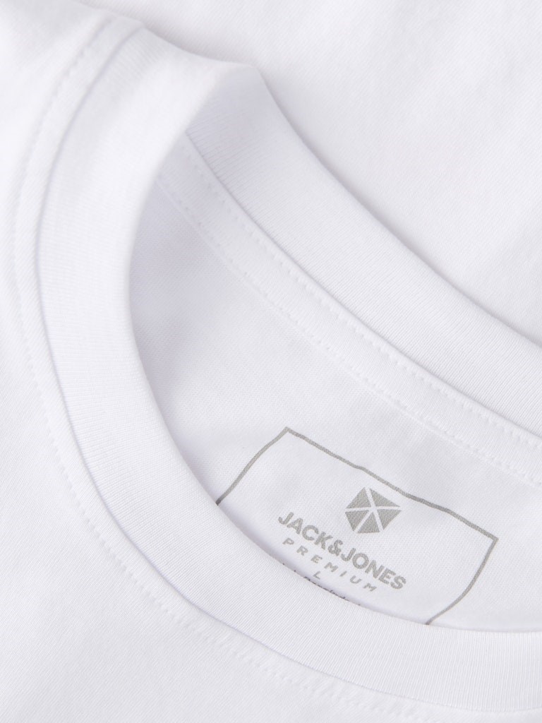 Jack Jones Erkek T-Shirt 12298018 White