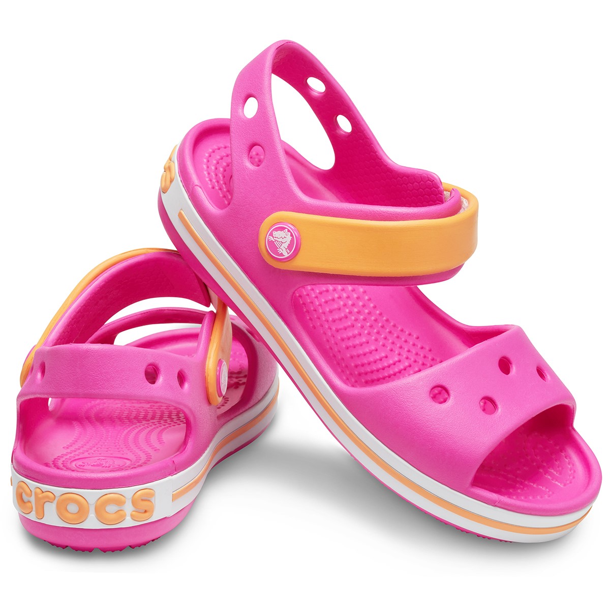 Crocs Sandalet 12856 Electric Pink/Cantaloupe