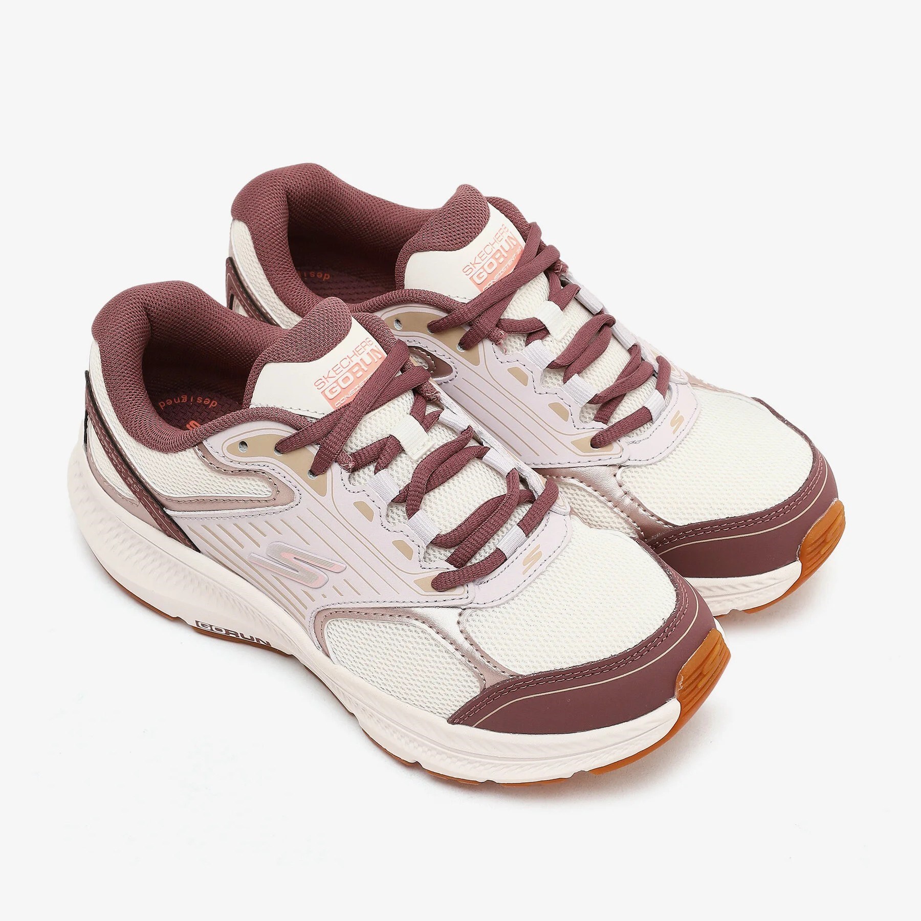 Skechers Kadın Ayakkabı 128606 Gül Kurusu- Natürel