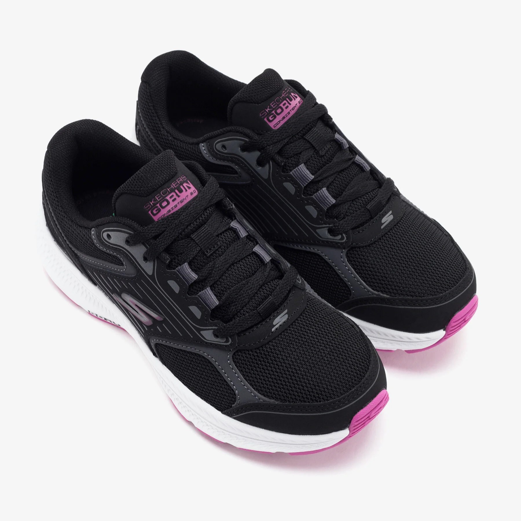 Skechers Kadın Ayakkabı 128606 Siyah/Fuşya
