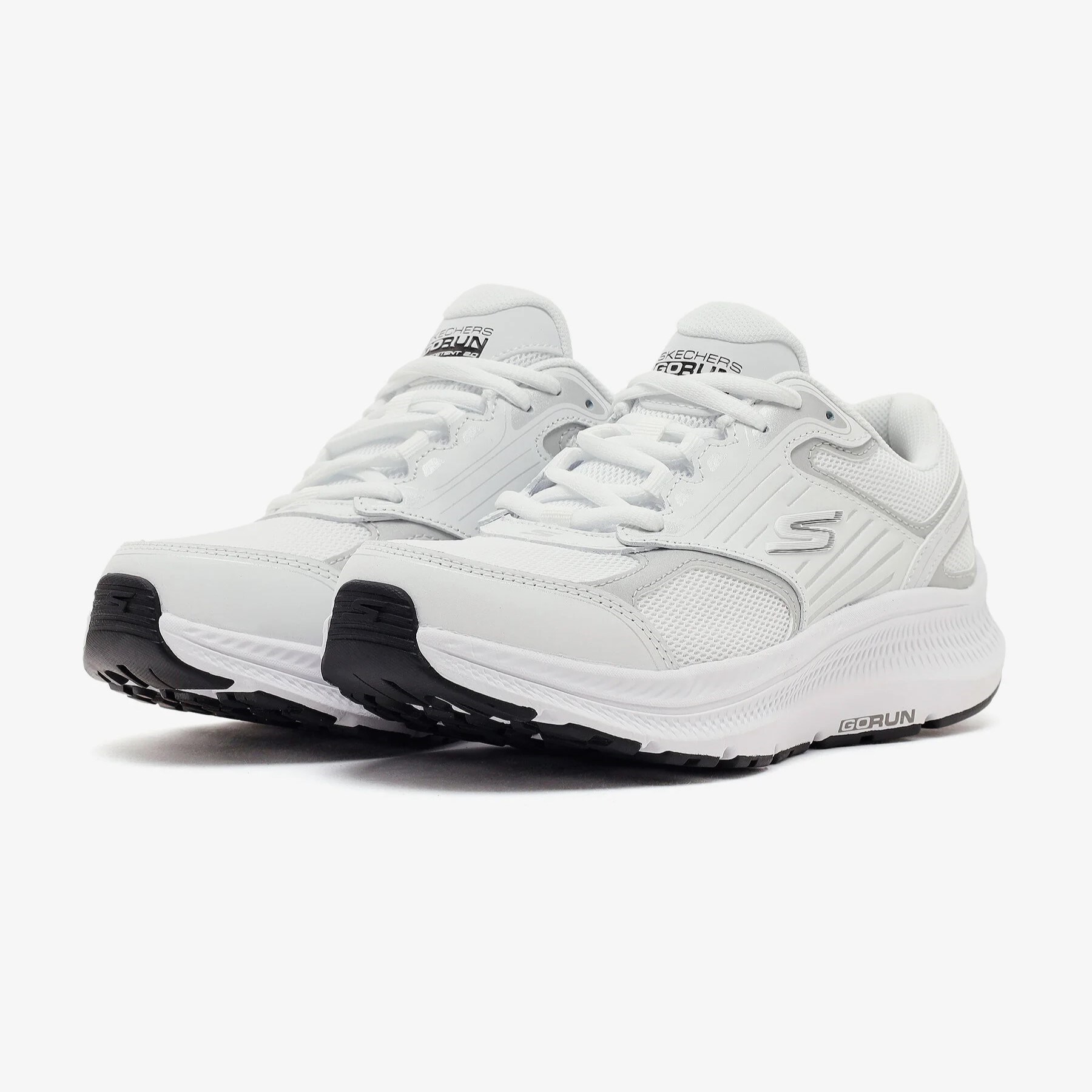 Skechers Kadın Ayakkabı 128606TK Beyaz/Gümüş