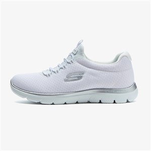 Skechers Kadın Ayakkabı 12980TK Beyaz/Gümüş