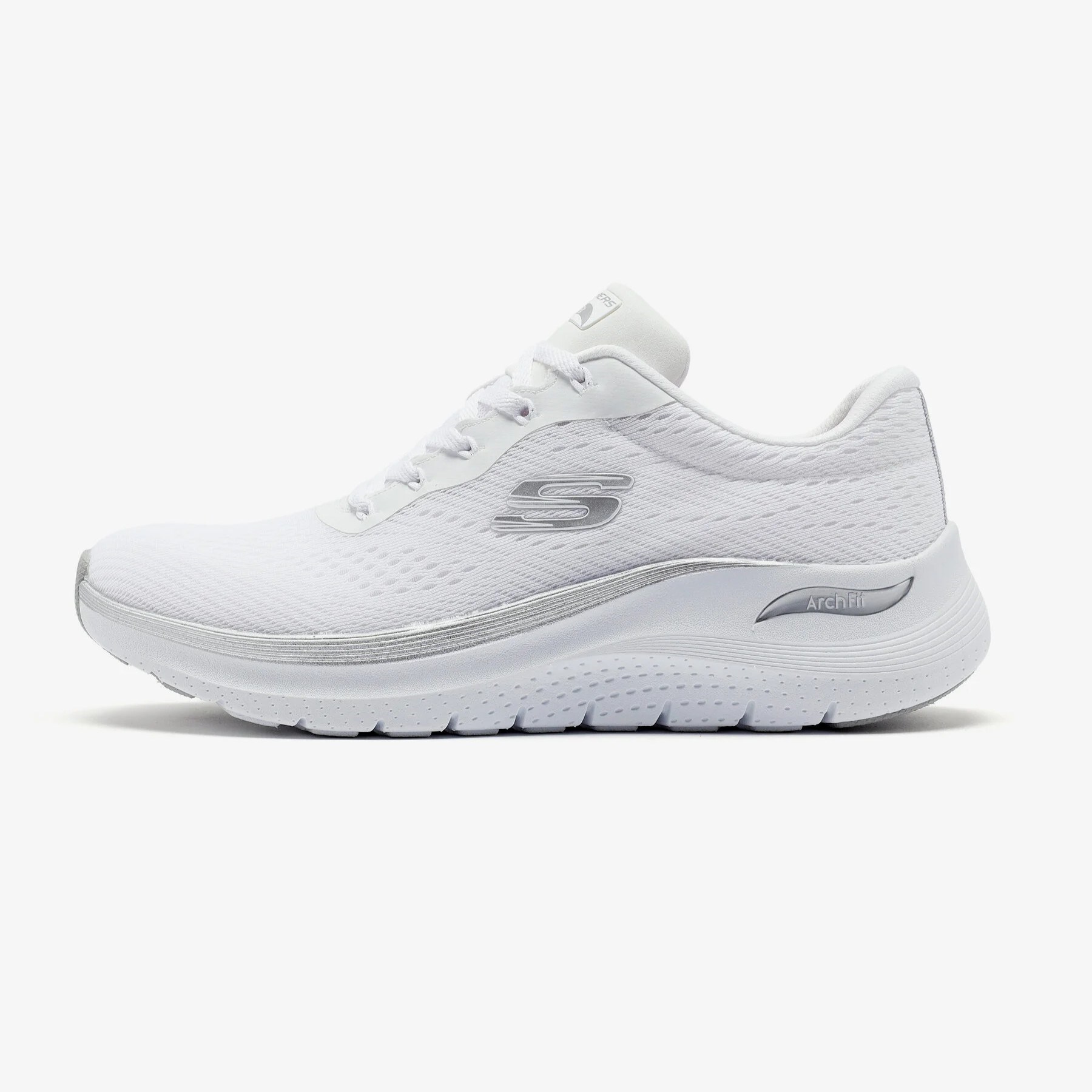 Skechers Kadın Ayakkabı 150067TK Beyaz/Gümüş