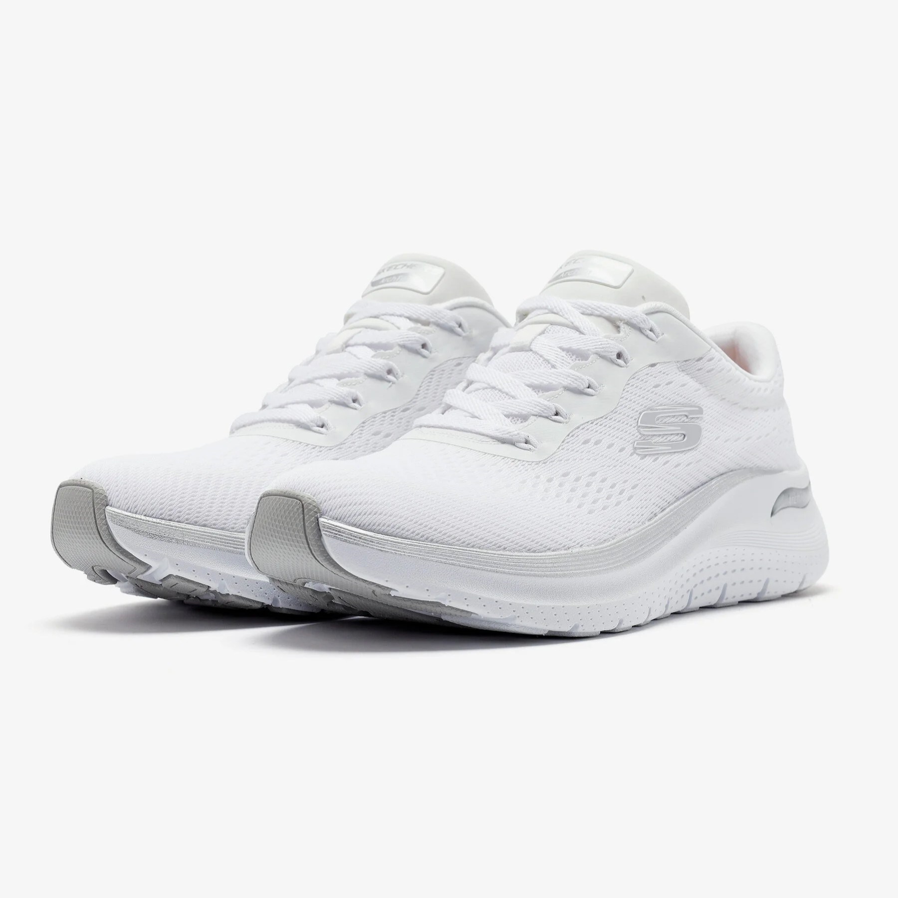 Skechers Kadın Ayakkabı 150067TK Beyaz/Gümüş