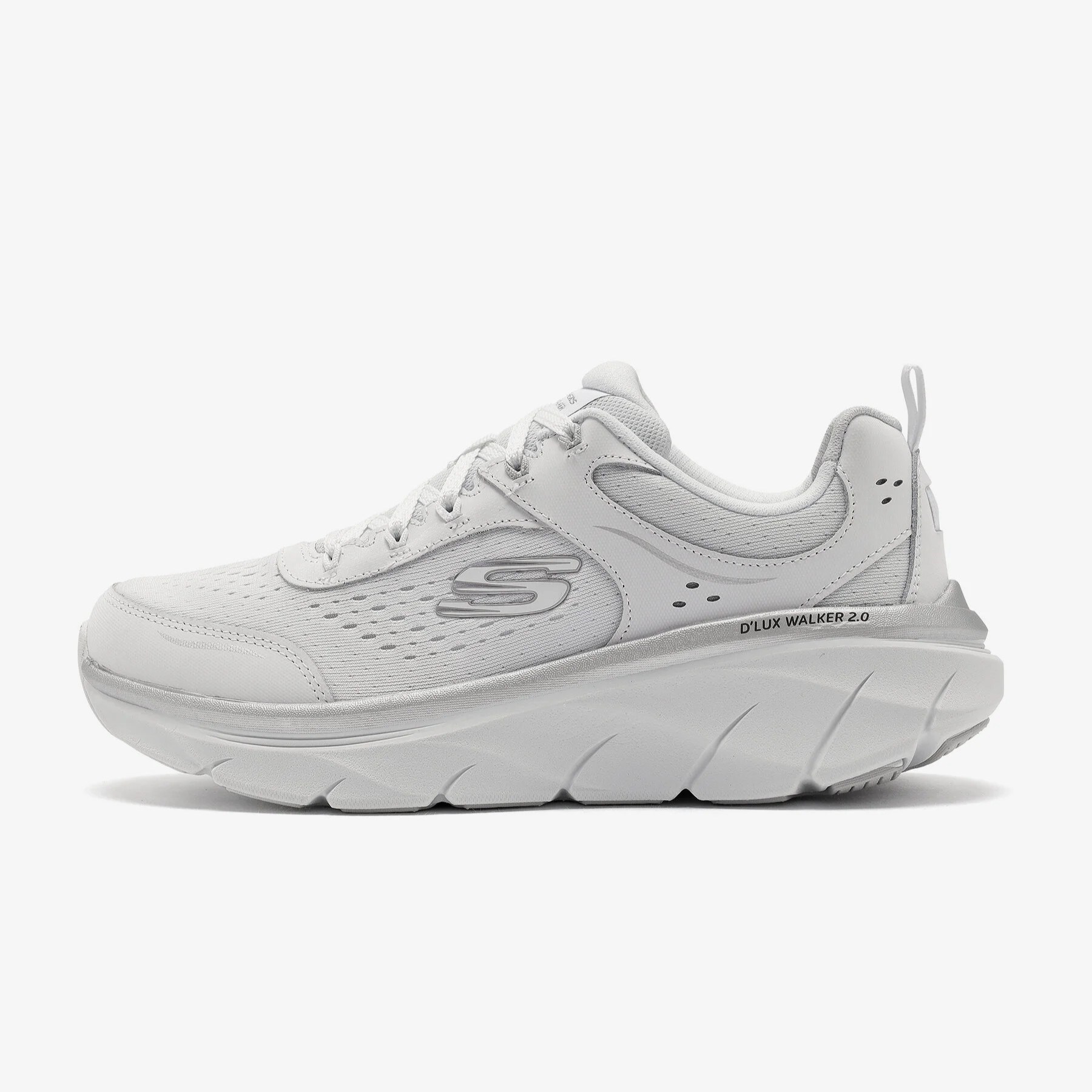 Skechers Kadın Ayakkabı 150103 Beyaz/Gümüş