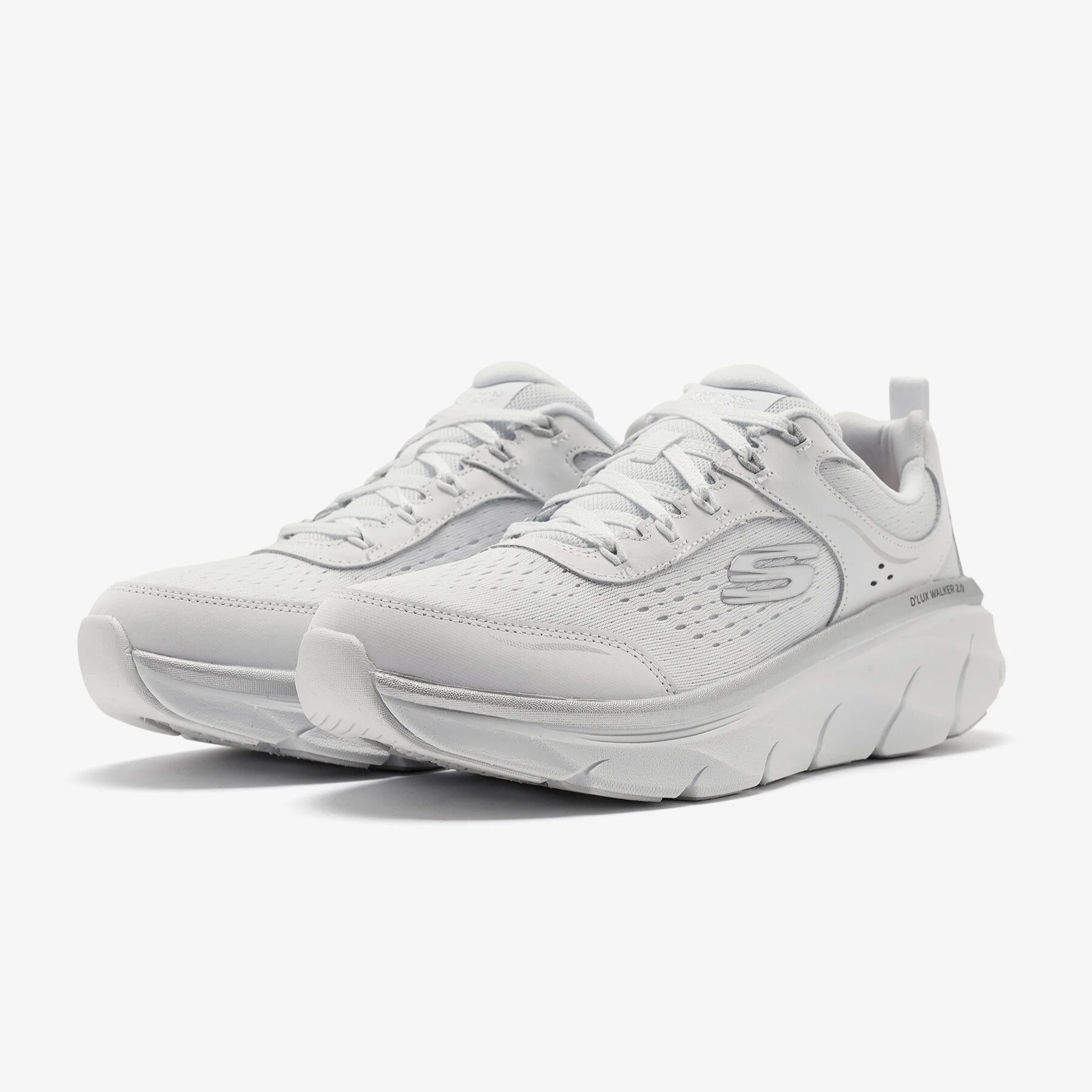 Skechers Kadın Ayakkabı 150103 Beyaz/Gümüş