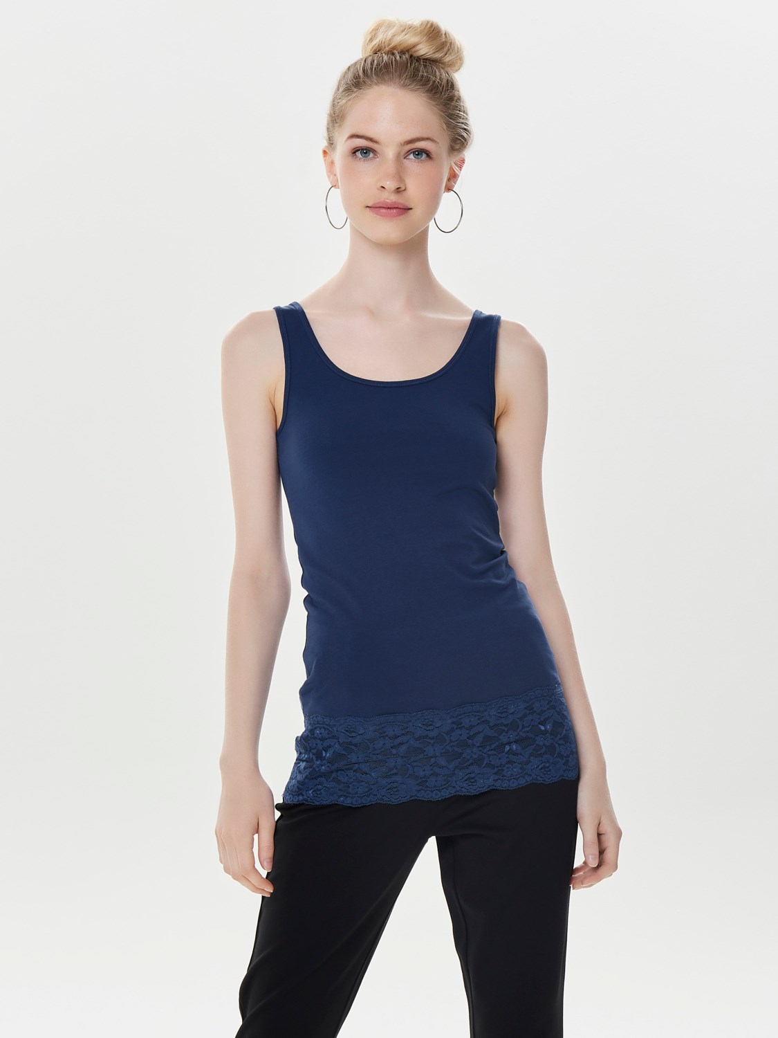 Only Kadın T-Shirt 15072354 Blueprint