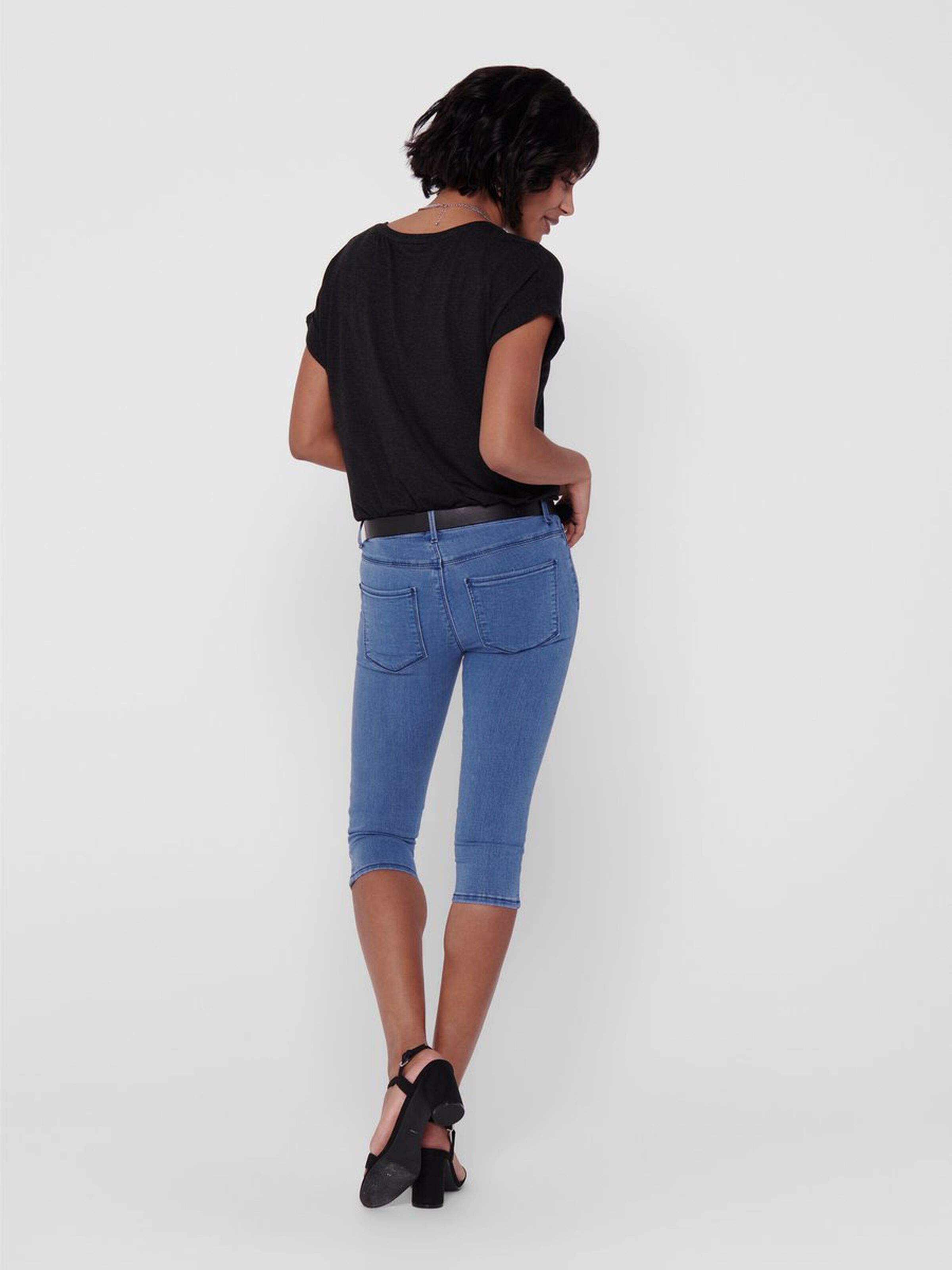 Only Kadın T-Shirt 15106662 Black