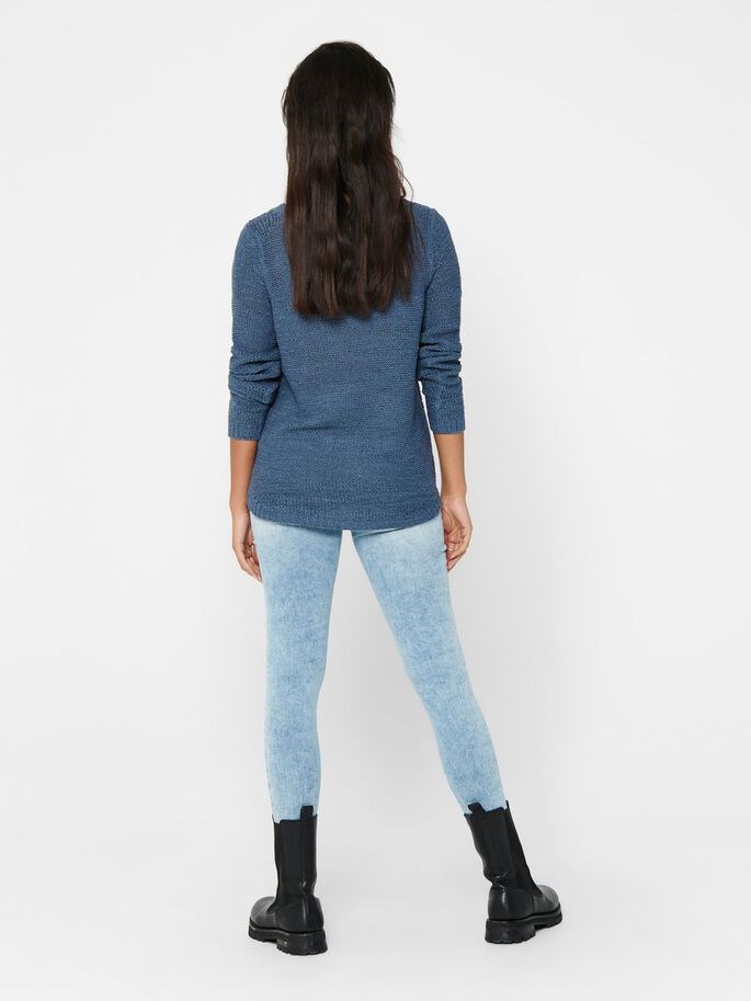 Only Kadın Kazak 15113356 Vintage Indigo