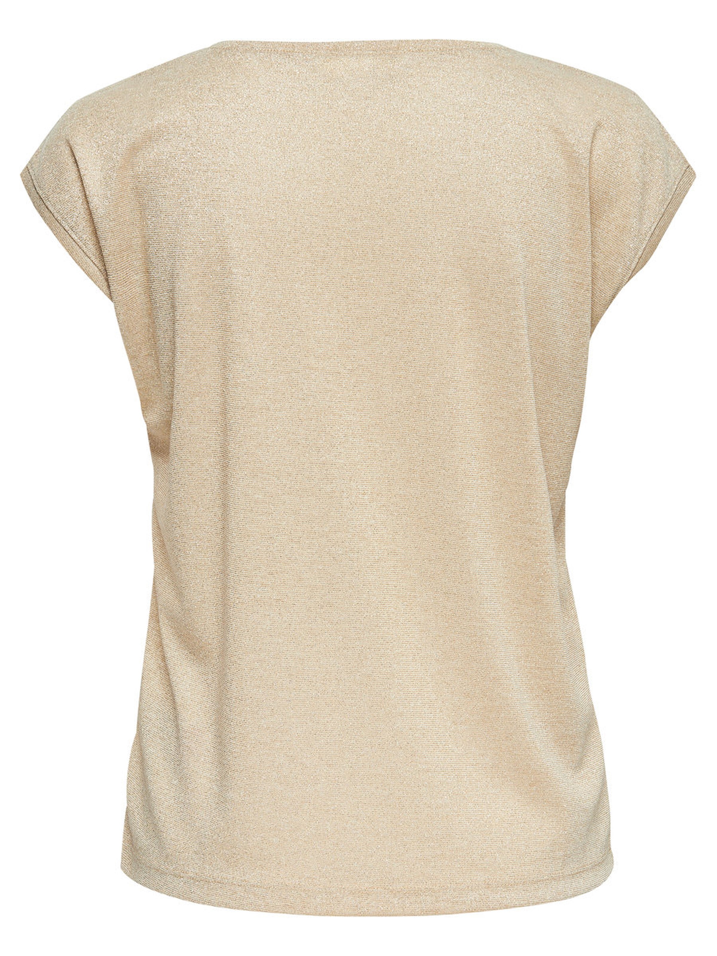 Only Kadın T-Shirt 15136069 Gold Colour