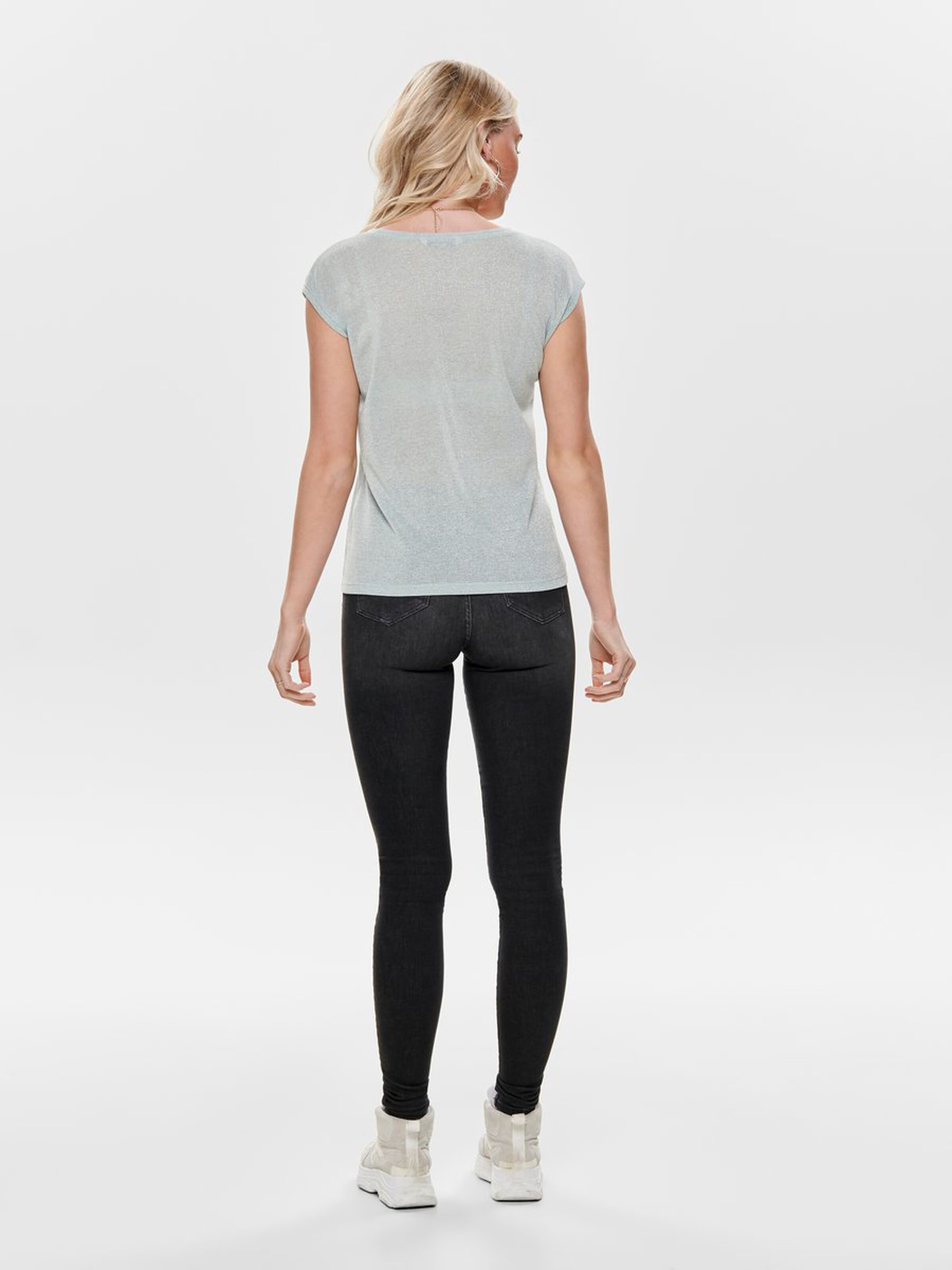 Only Kadın T-Shirt 15136069 Morning Mist