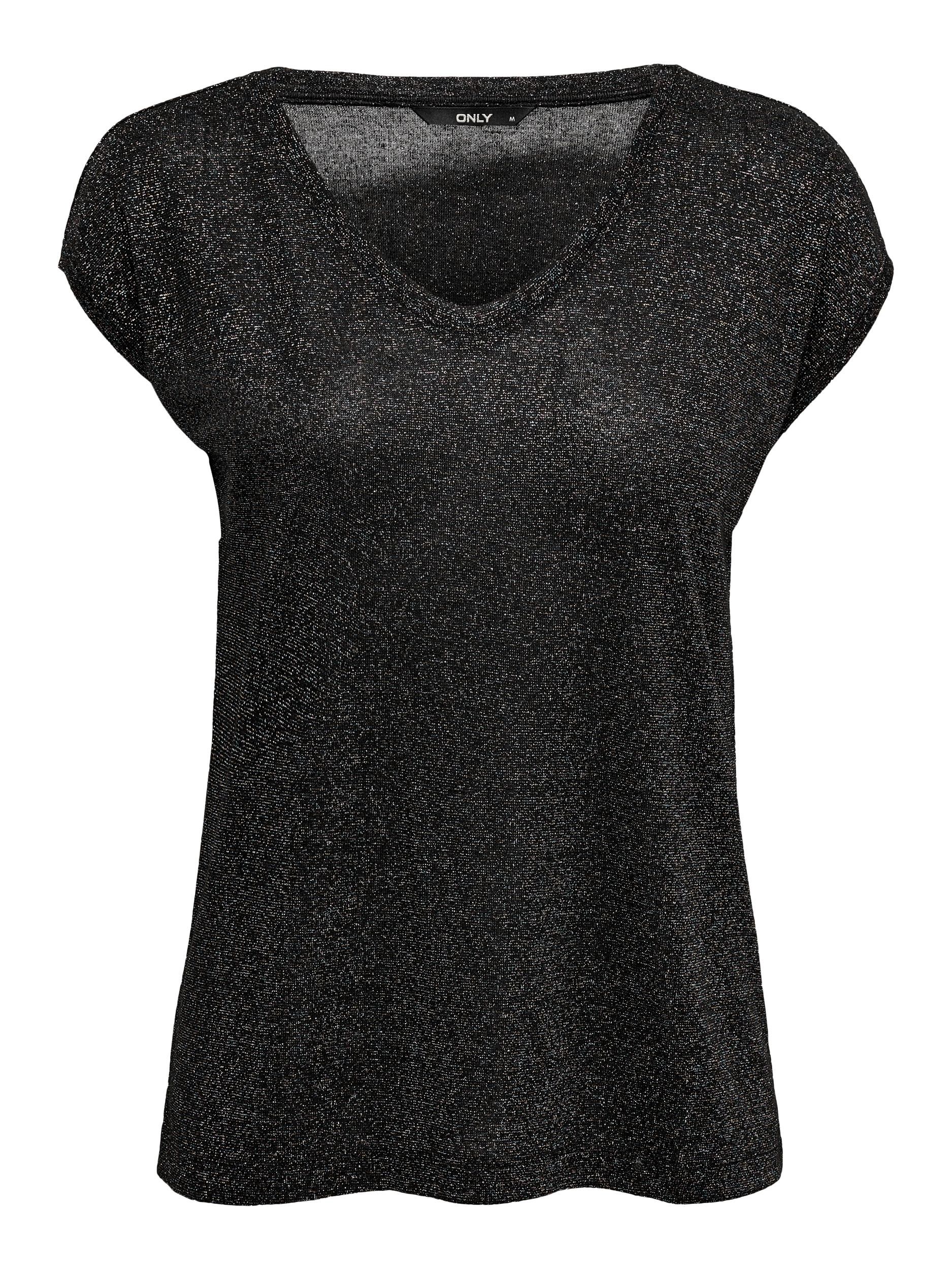 Only Kadın T-Shirt 15136069 Black
