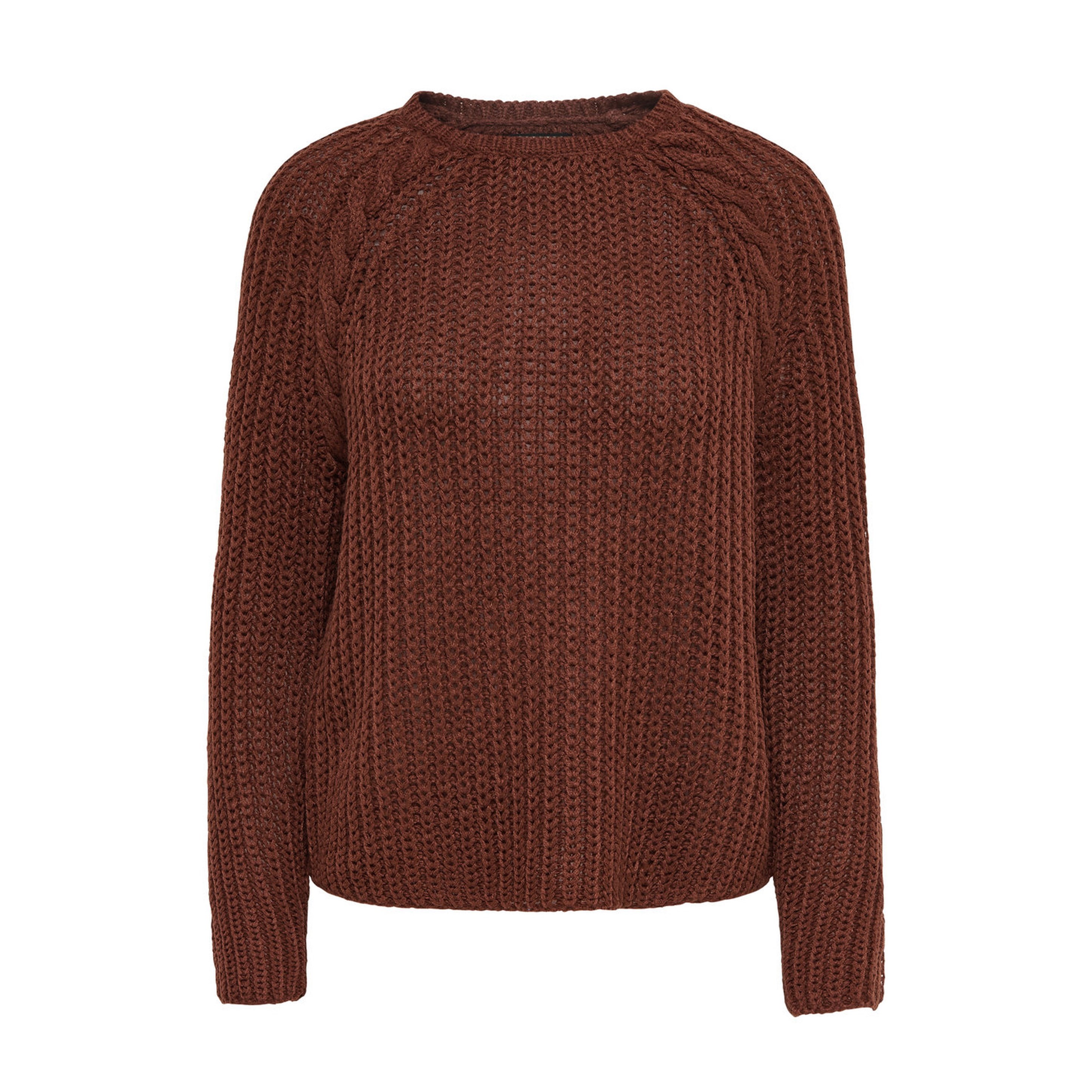 Only Kadın Kazak 15140089 Cherry Mahogany