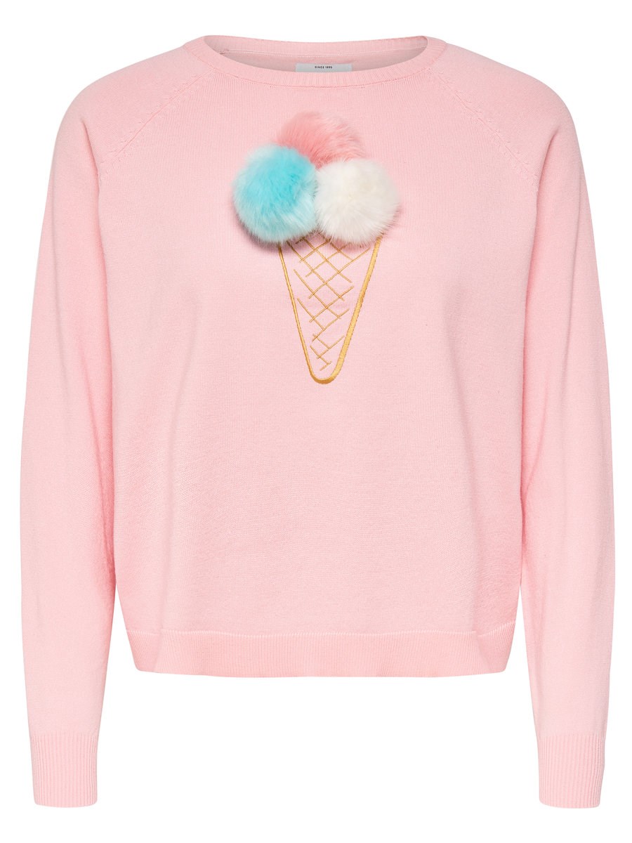 Only Kadın Kazak 15150296 Strawberry Cream