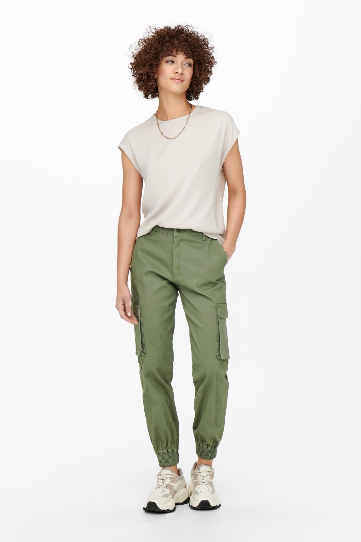 Only Kadın Pantolon 15187743 Deep Lichen Green