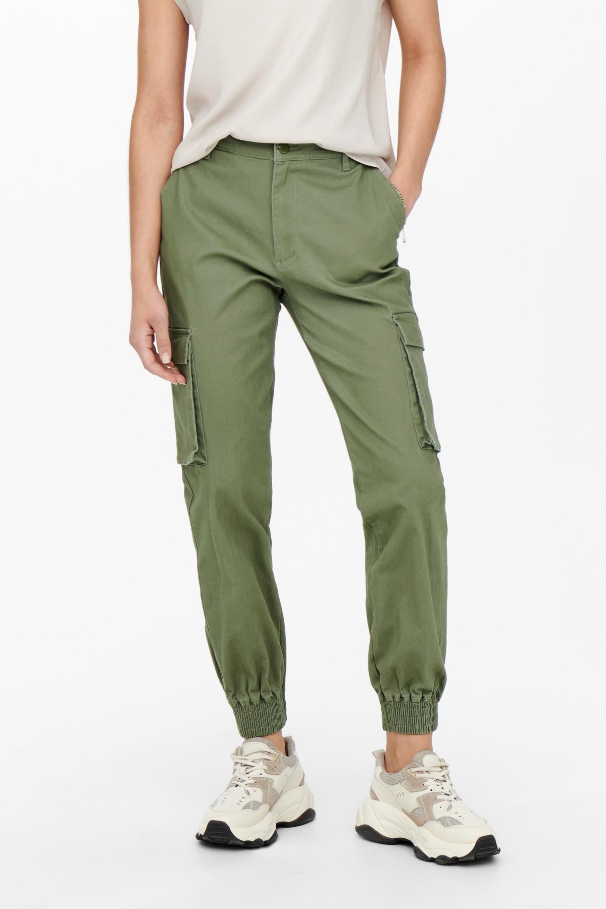 Only Kadın Pantolon 15187743 Deep Lichen Green