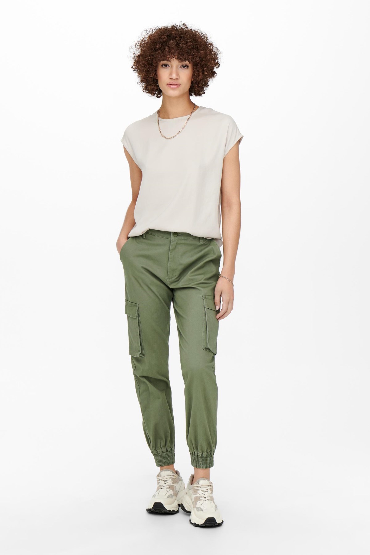 Only Kadın Pantolon 15187743 Deep Lichen Green