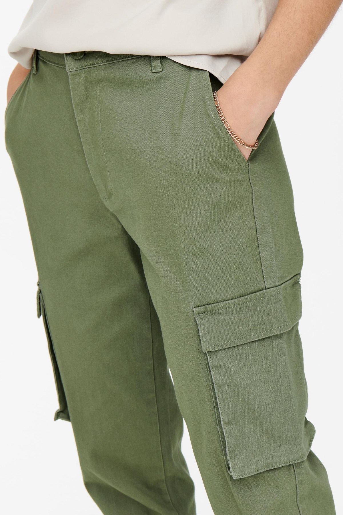 Only Kadın Pantolon 15187743 Deep Lichen Green