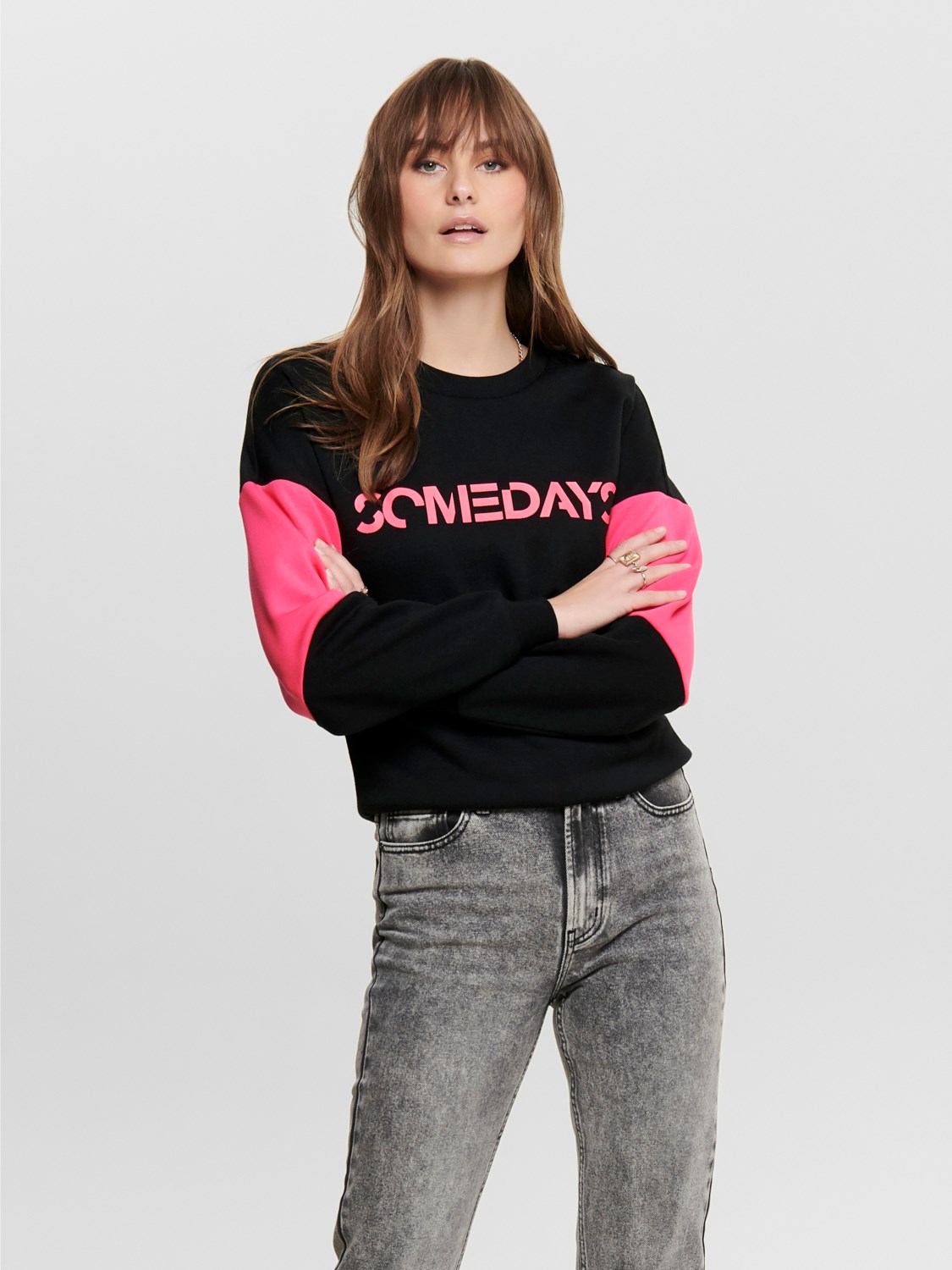 Only Kadın S-Shirt 15193320 Black
