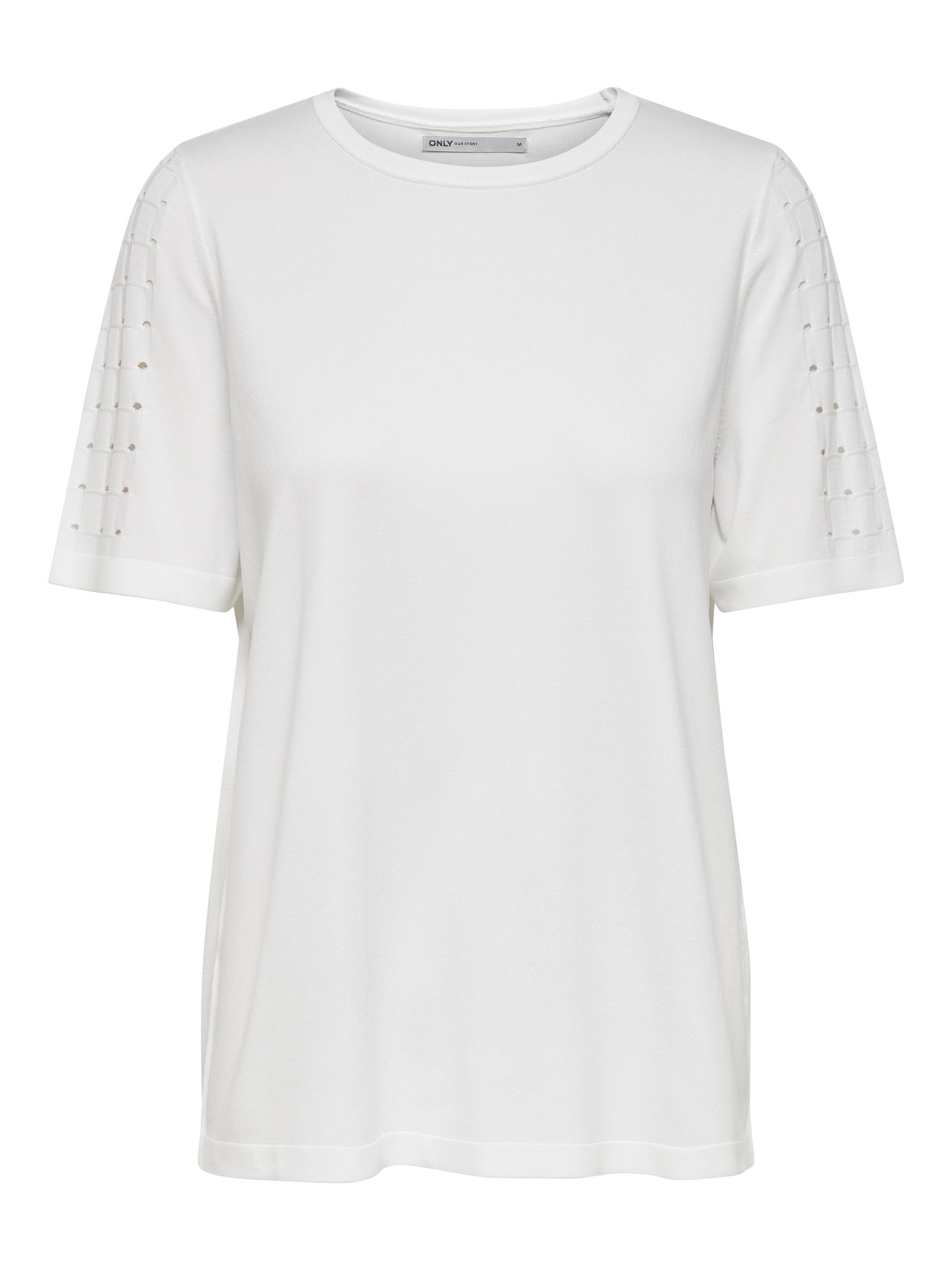 Only Kadın Triko 15196092 Bright White