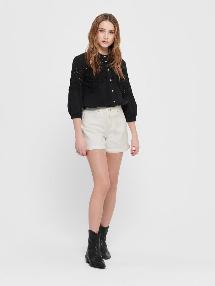 Only Kadın Şort 15196227 White