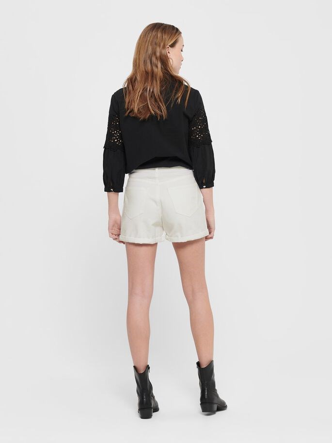 Only Kadın Şort 15196227 White
