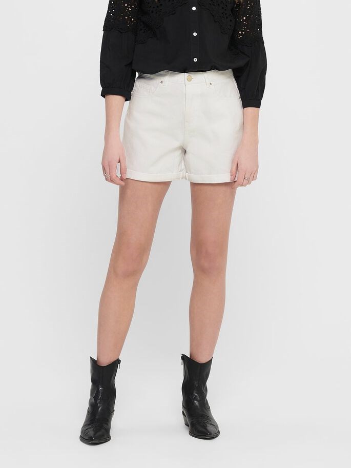 Only Kadın Şort 15196227 White