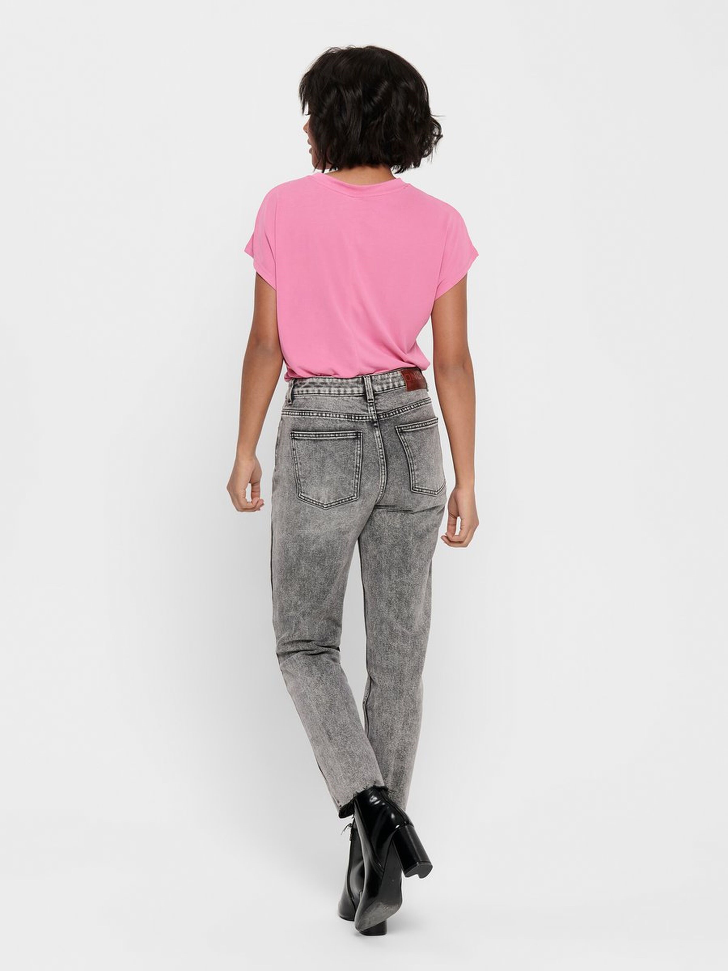 Only Kadın T-Shirt 15199102 Ibis Rose